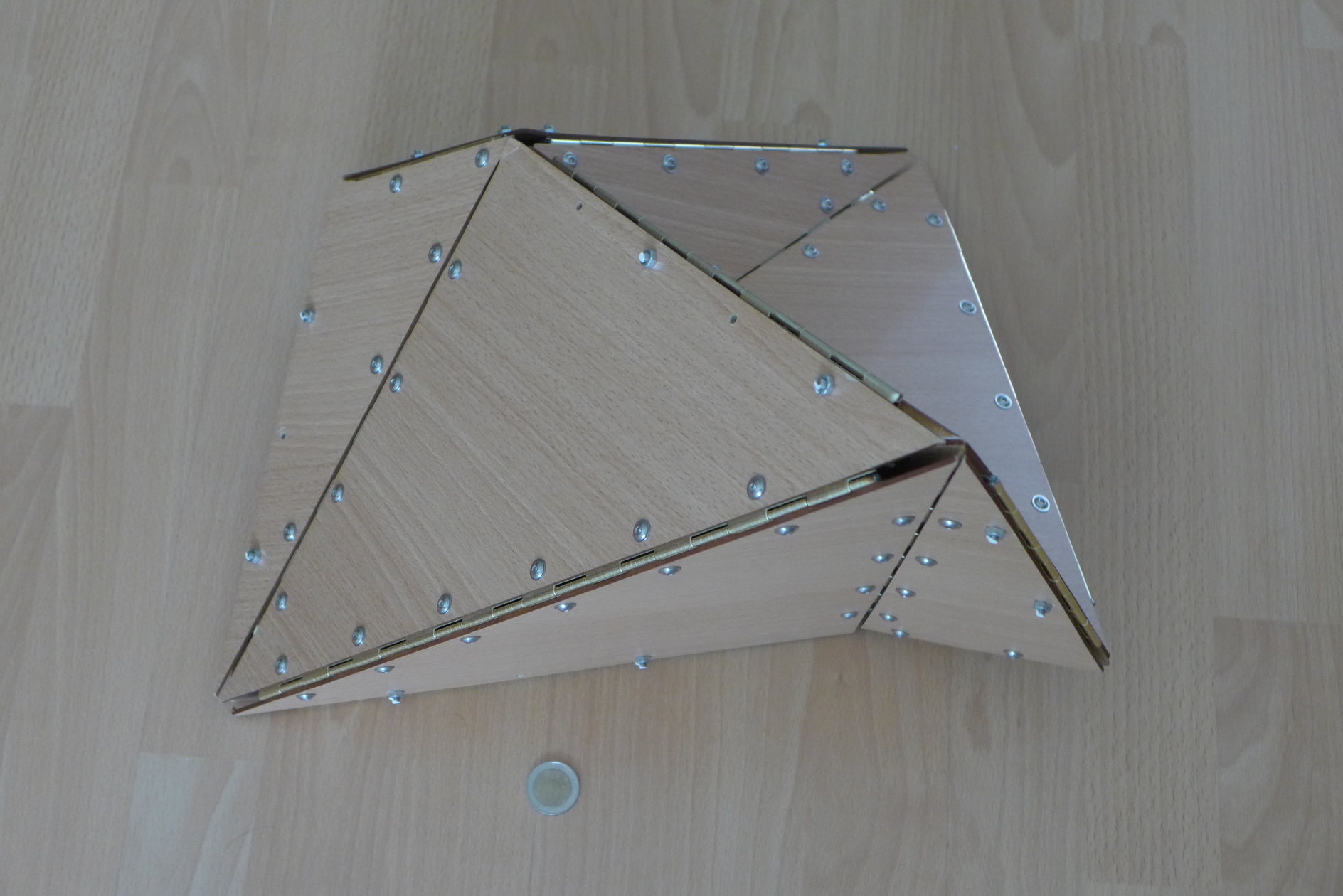 View 3 of the big polyhedron model